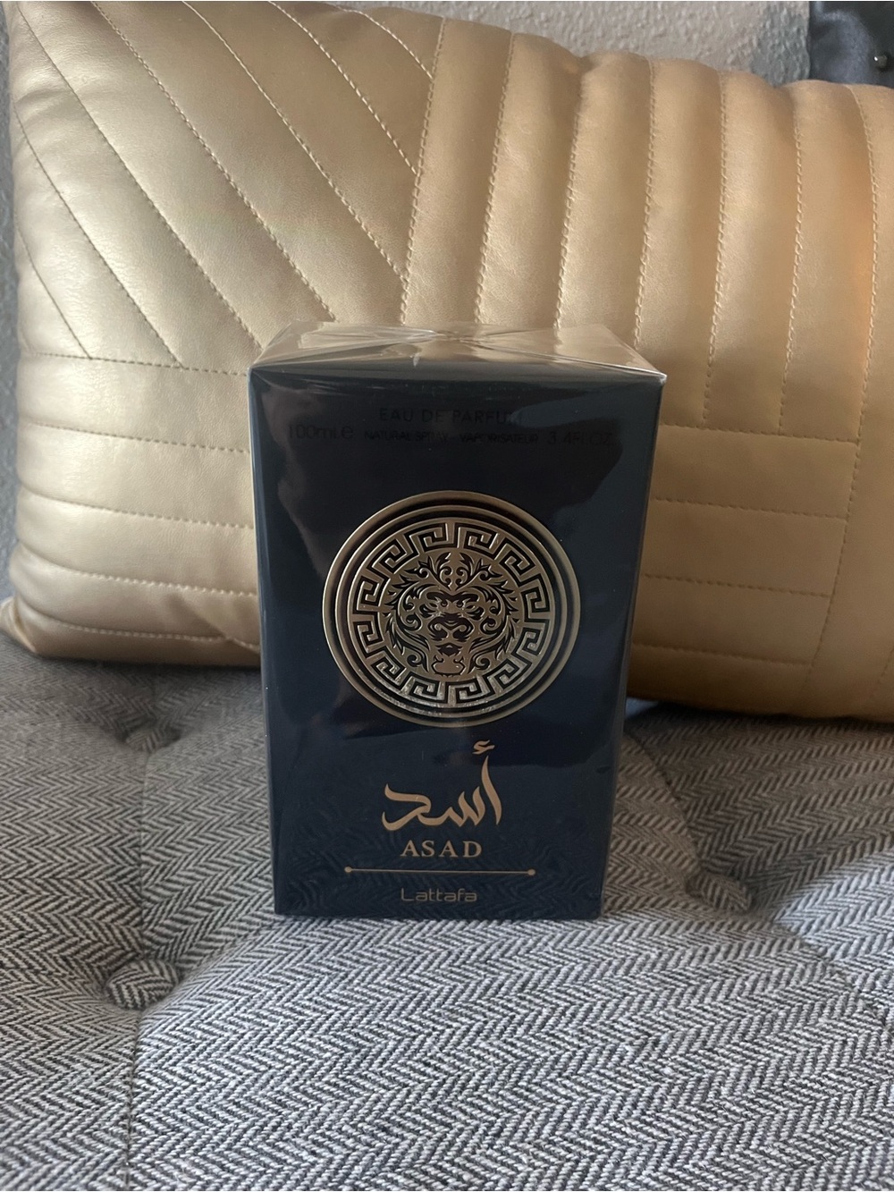 Lattafa Asad Black Perfume Spray 100 mL / 3.4 oz.